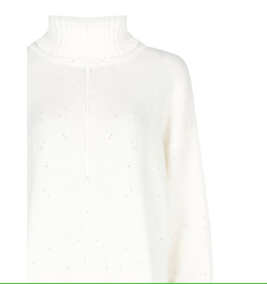 Maglia Collo Alto Micropaillettes