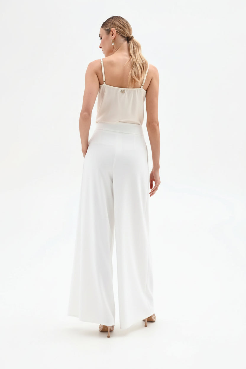 Pantalone Palazzo Con Pinces