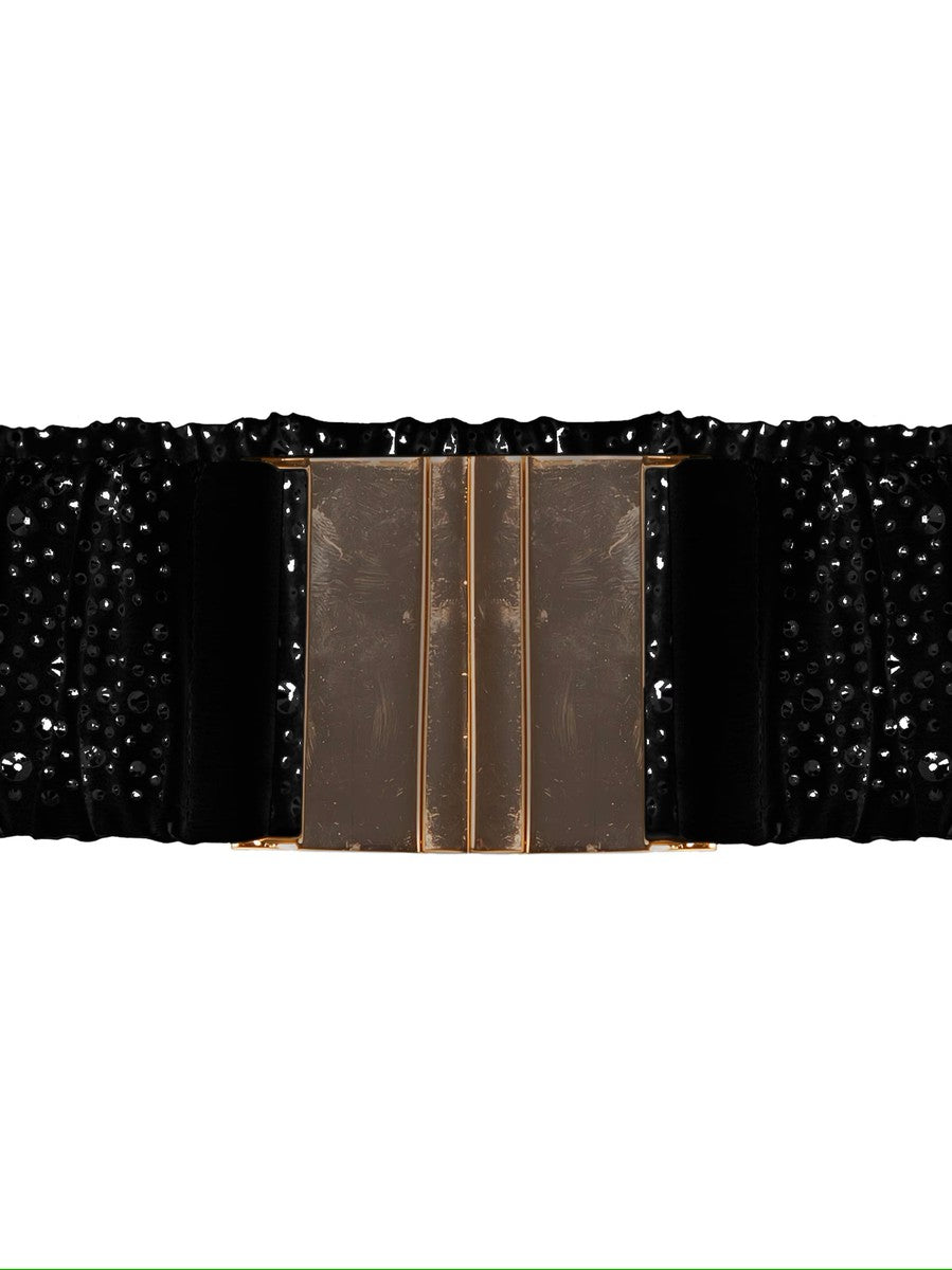 Cintura elastica con strass