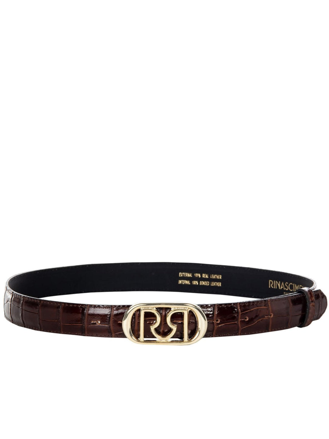 Cintura Pelle effetto Pitonato