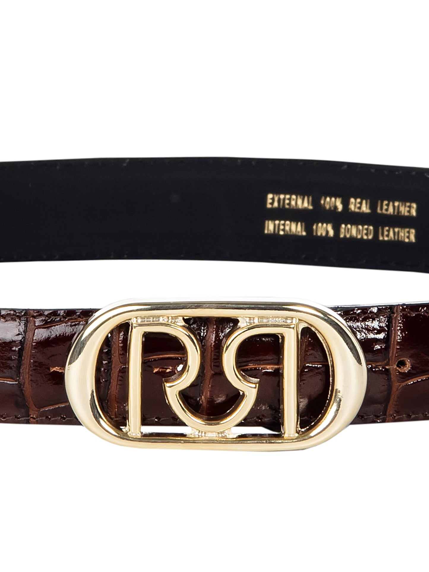 Cintura Pelle effetto Pitonato