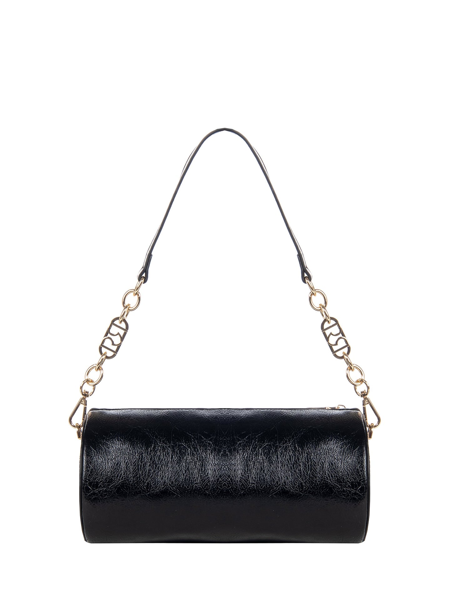 Borsa Cilindro Effetto Invecchiato con Tracolle Intercambiabili