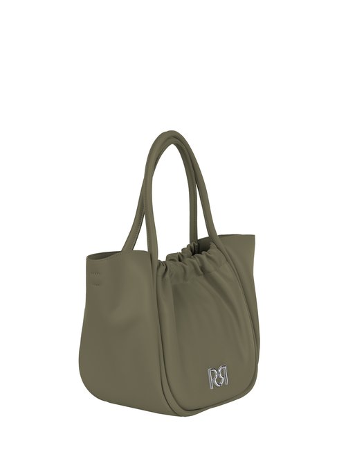 Maxi Borsa a Mano in Similpelle con Pochette Interna Removibile e Tracolla Removibile