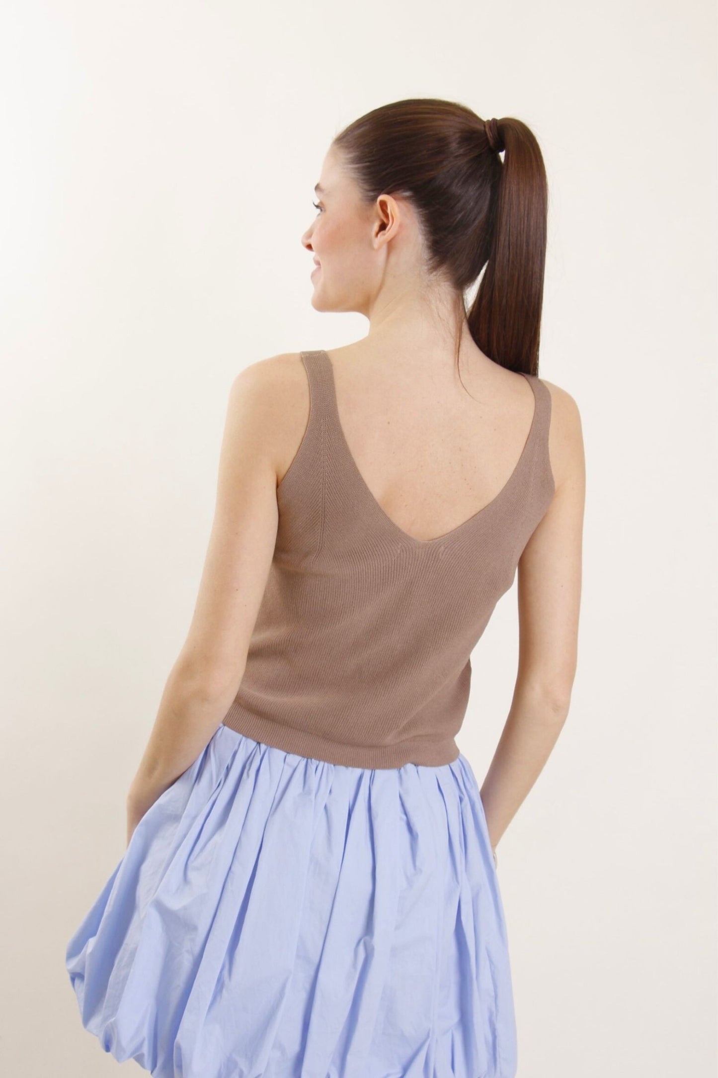 Canotta con Bottoncini Frontali