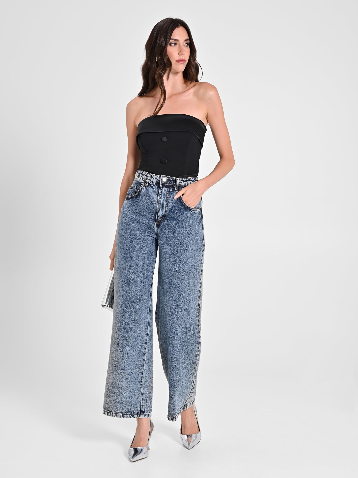 Bustino inserti in Raso