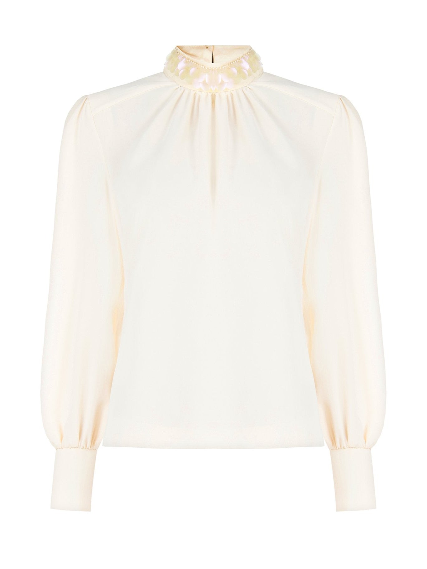 Camicia con Applicazioni Collo