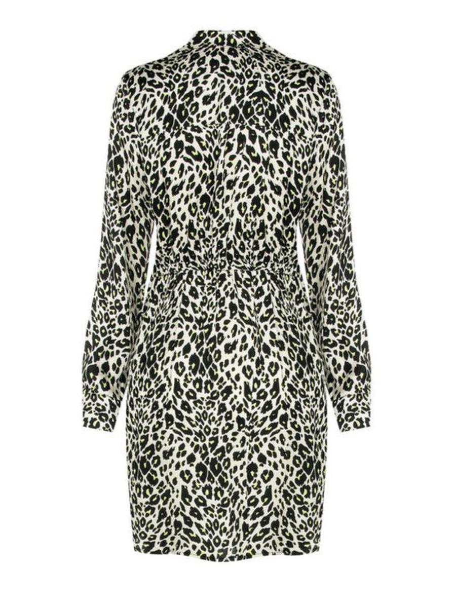 Abito Incrocio con Anello Fantasia Animalier