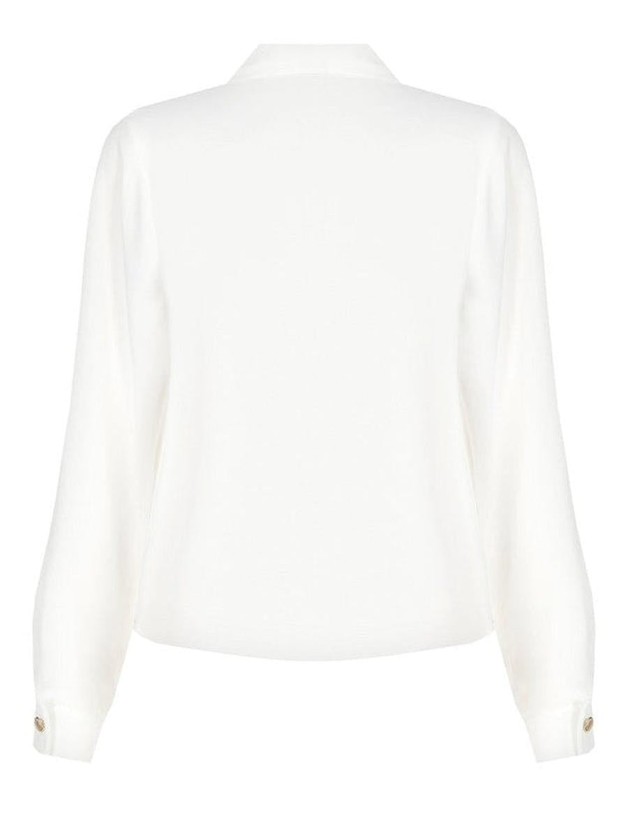 Camicia con bottoni oro