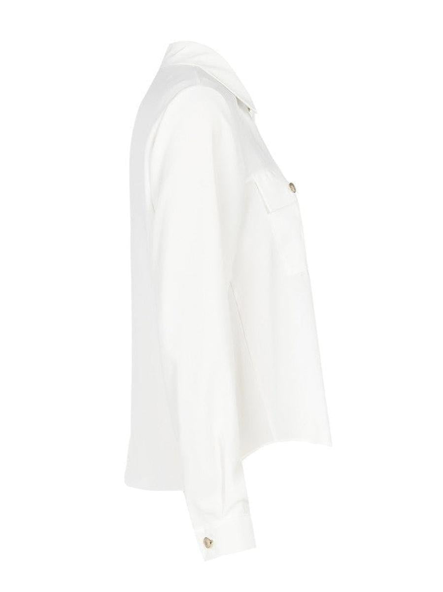 Camicia con bottoni oro