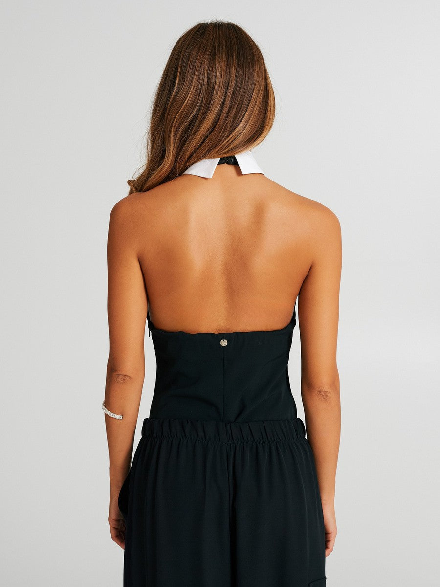 Top Colletto Camicia