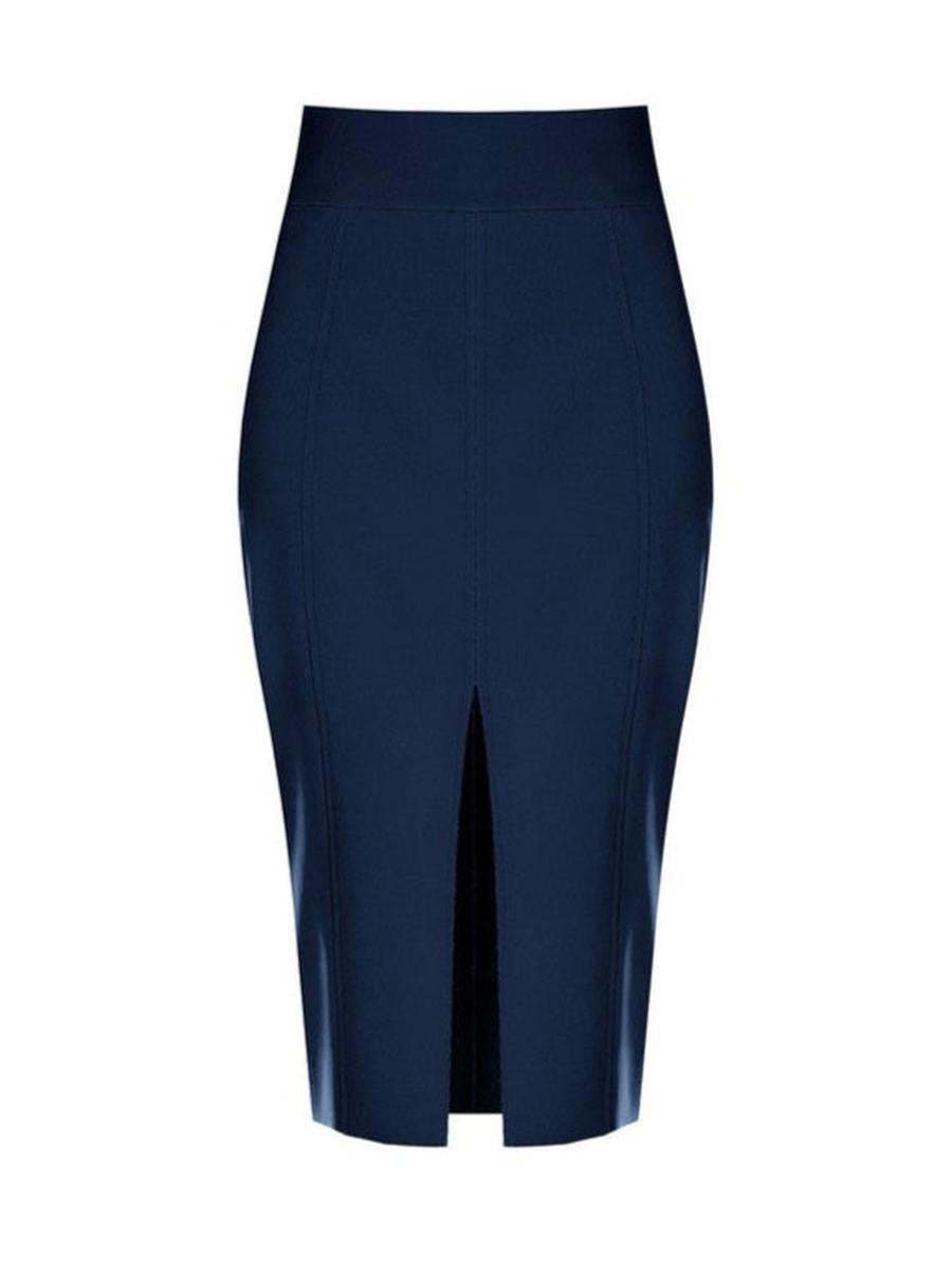 Gonna Tubino con Spacco Frontale