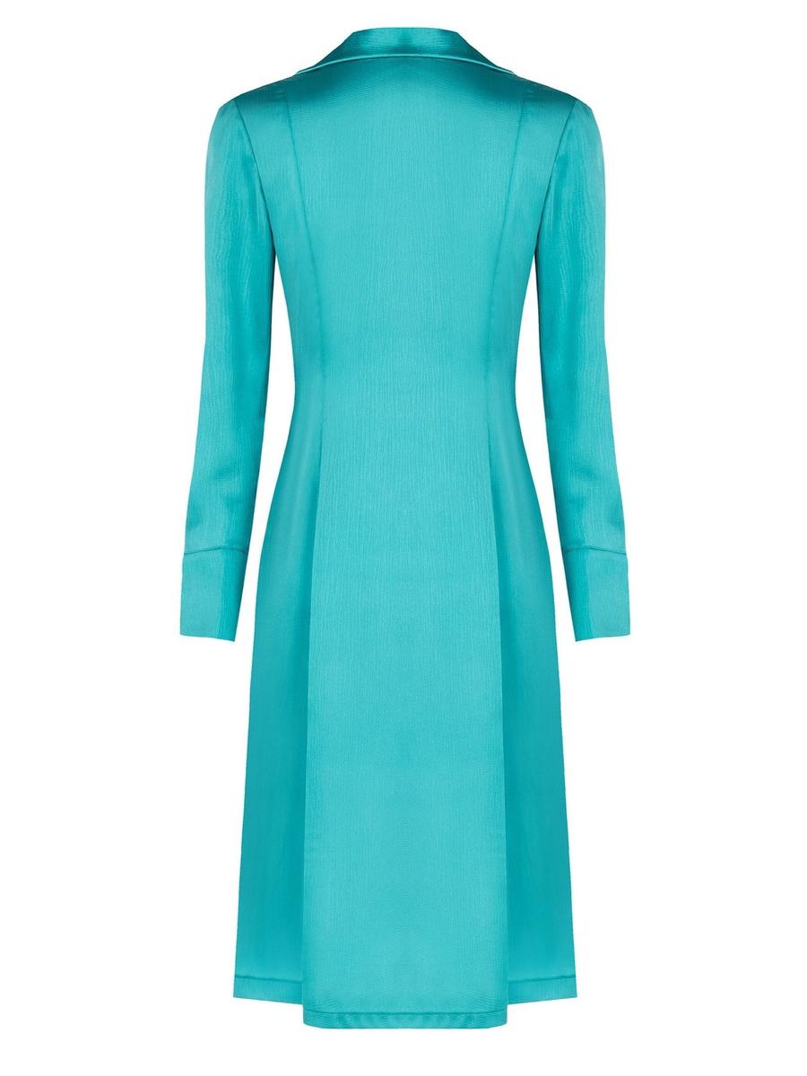 Abito Chemisier a Portafoglio in Raso