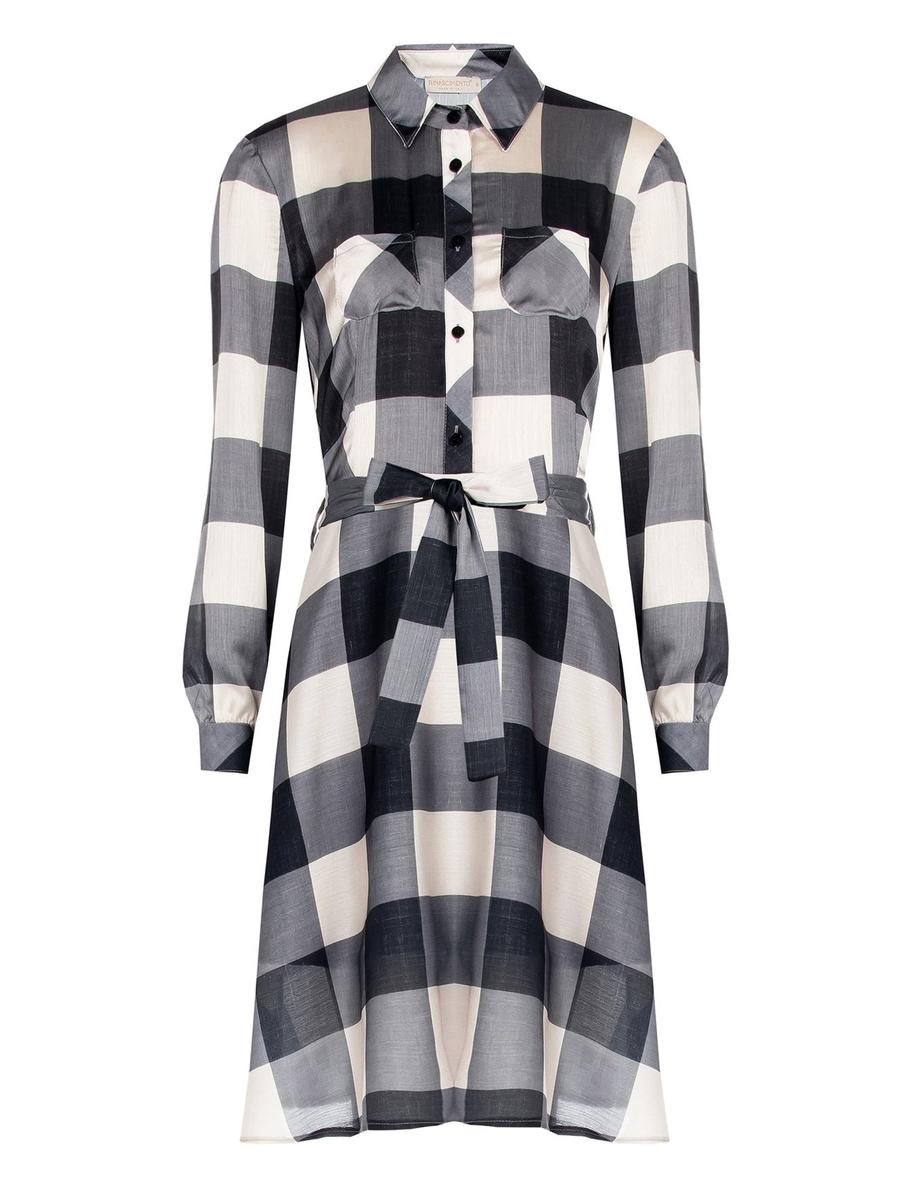 Abito Chemisier a Ruota con Mini Tasche