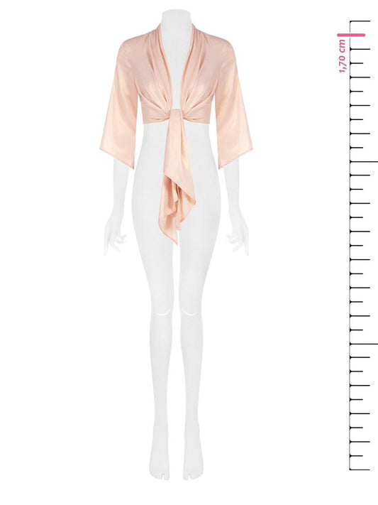 Scaldacuore da annodare in vita in Tessuto Placcato