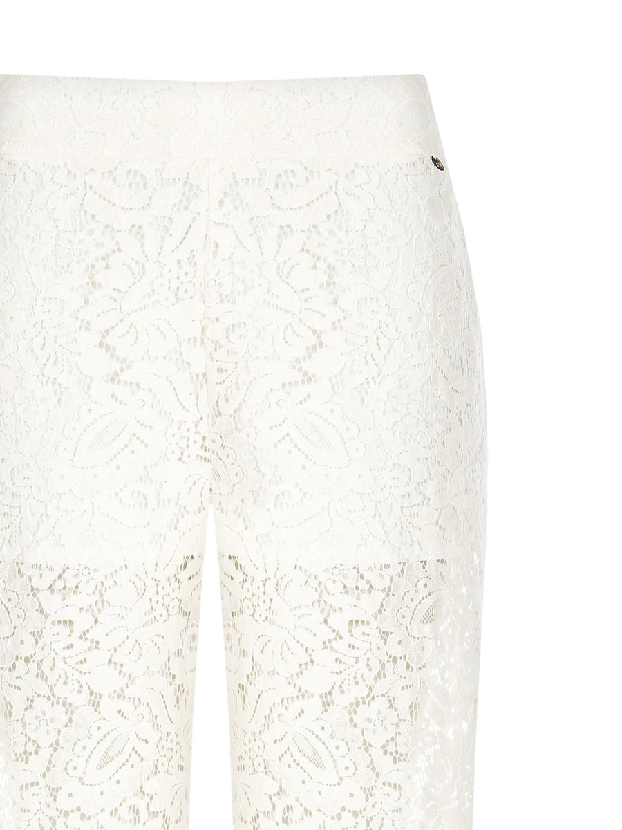 Pantaloni Palazzo in Pizzo con Elastico Dietro