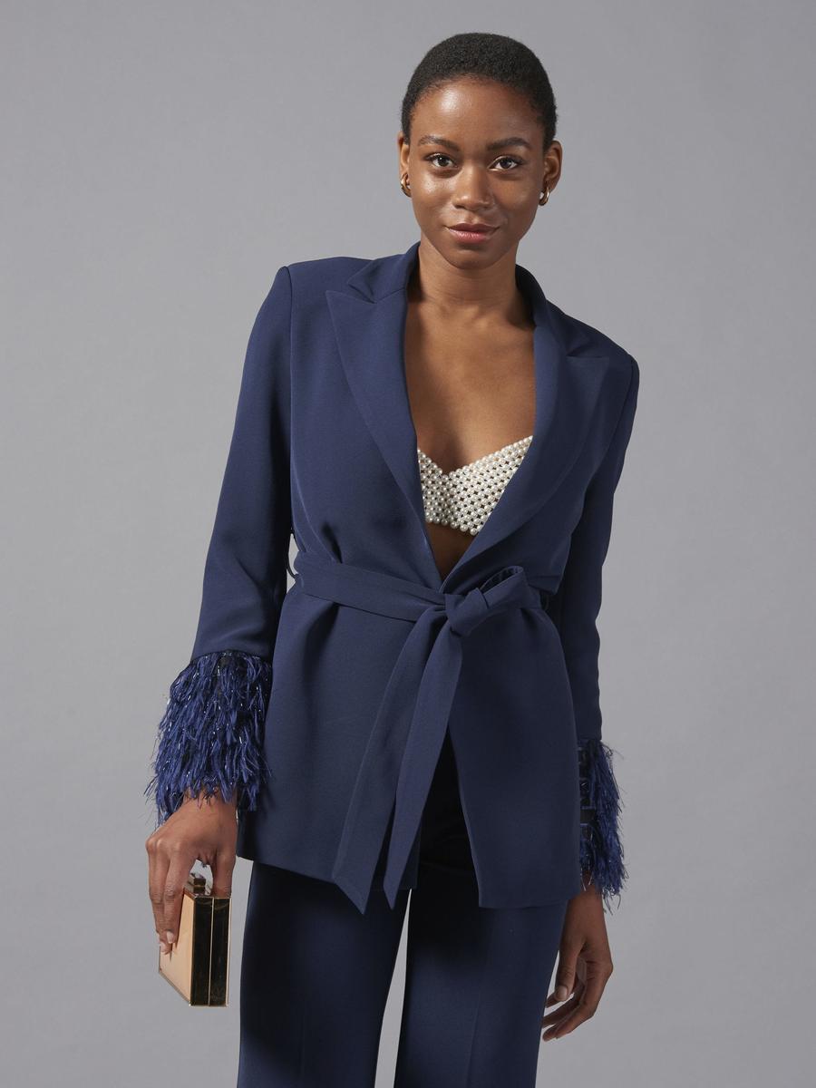 Giacca Piume Lurex