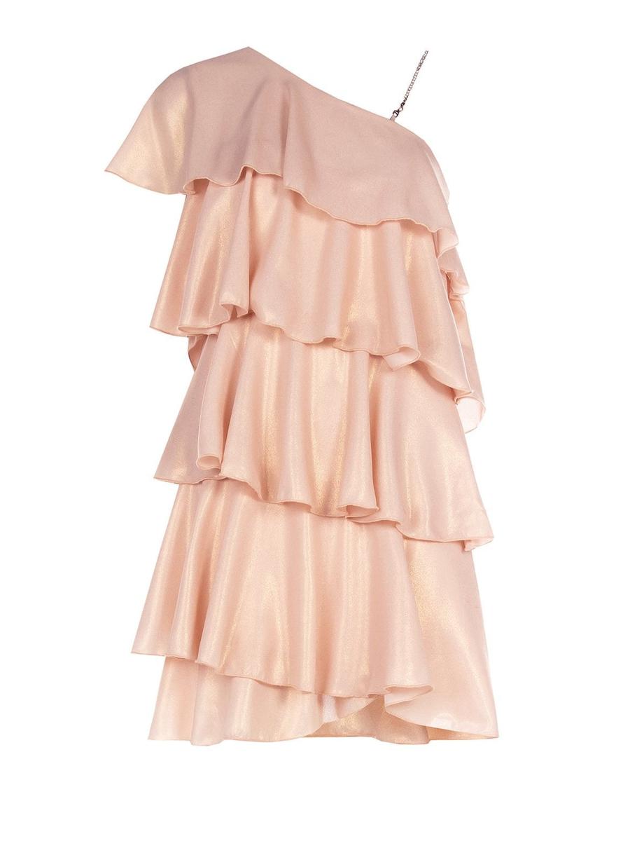 Abito Monospalla Balze Placcato