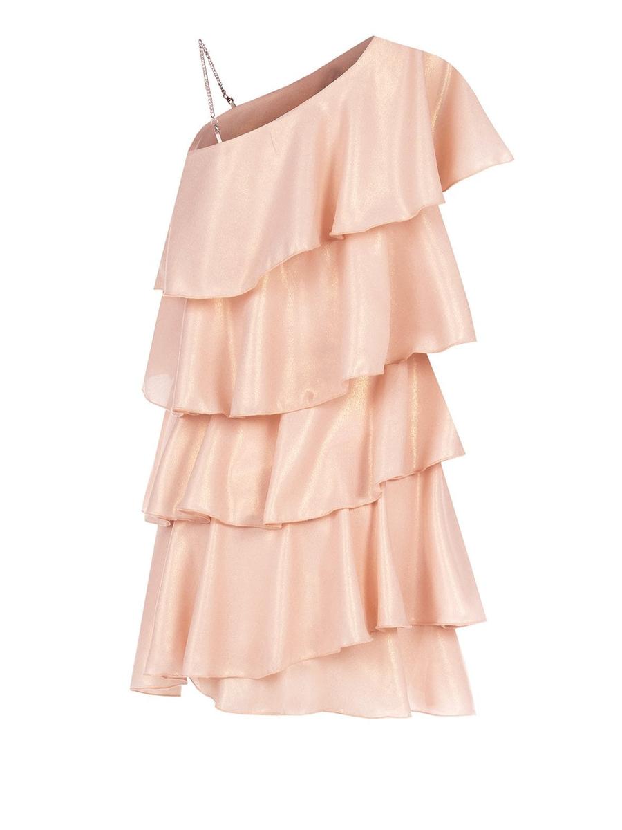 Abito Monospalla Balze Placcato