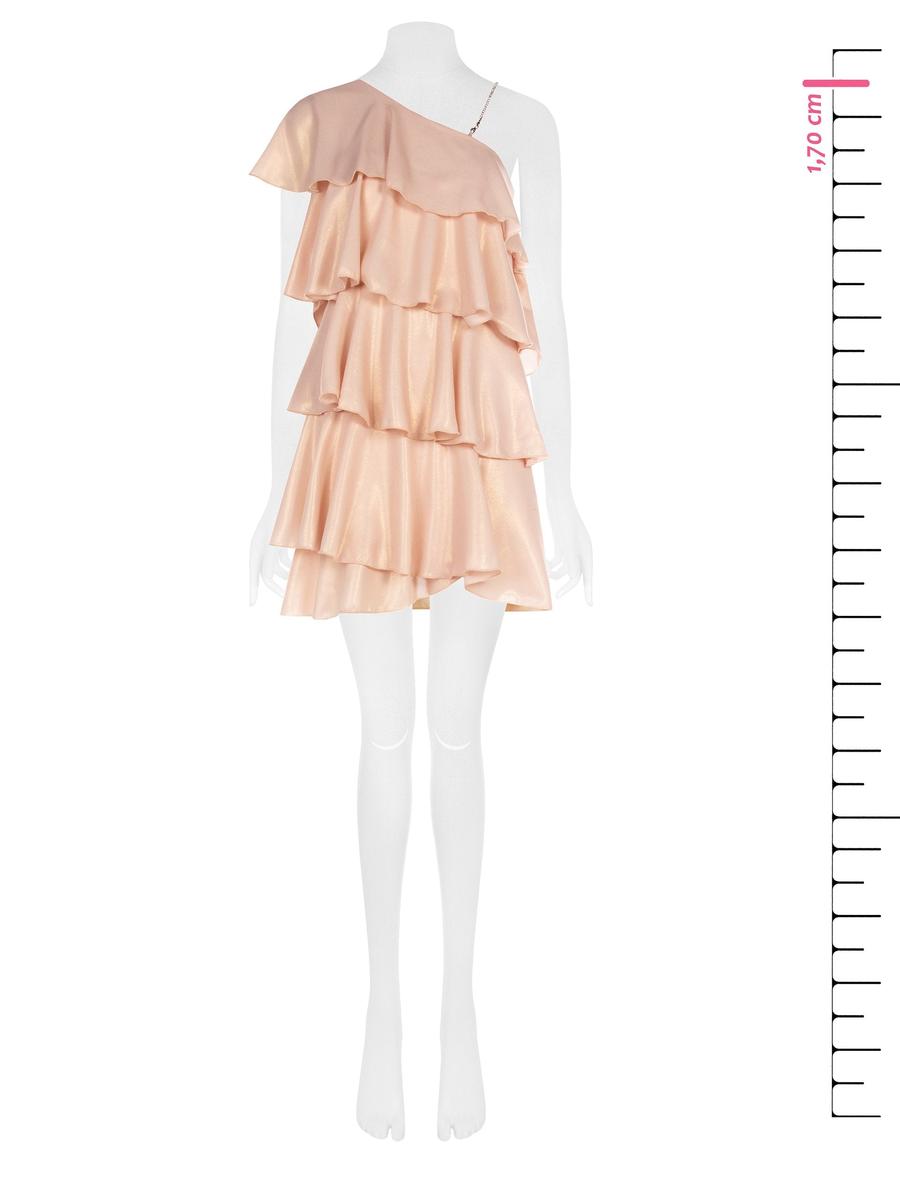 Abito Monospalla Balze Placcato