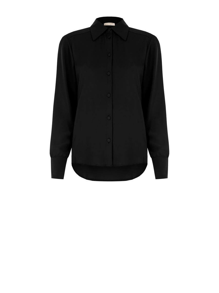 Camicia con Bottoni Ricoperti