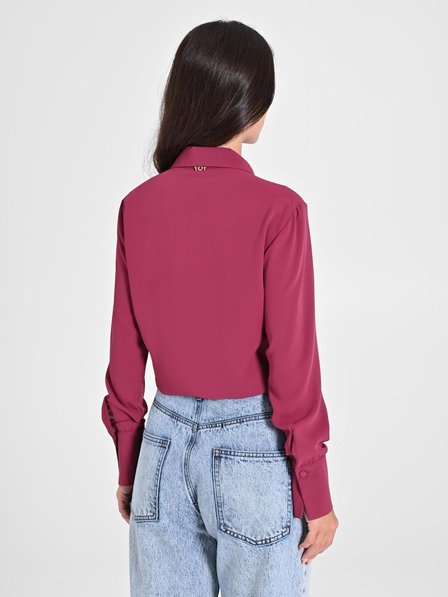 Camicia con Bottoni Ricoperti