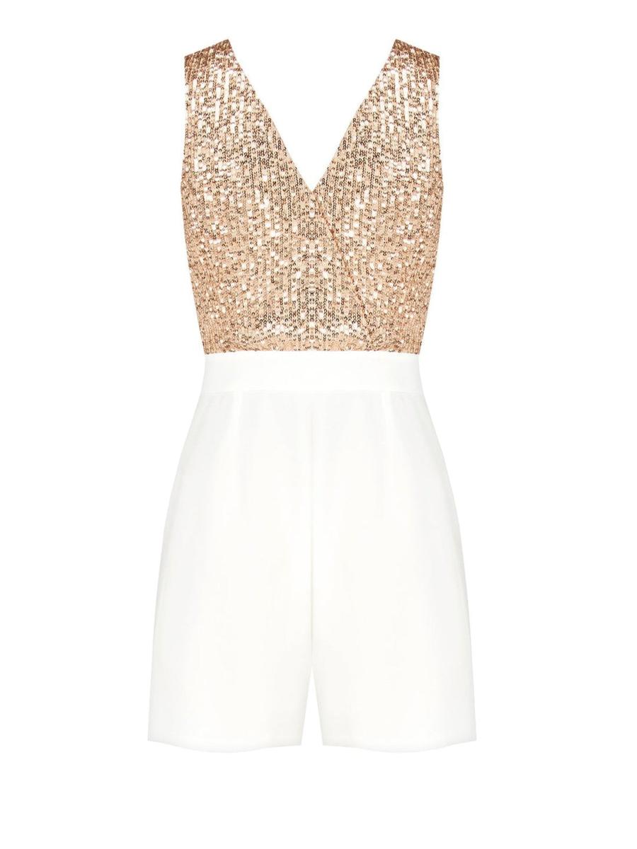 Tuta Corta Doppio Scollo a V