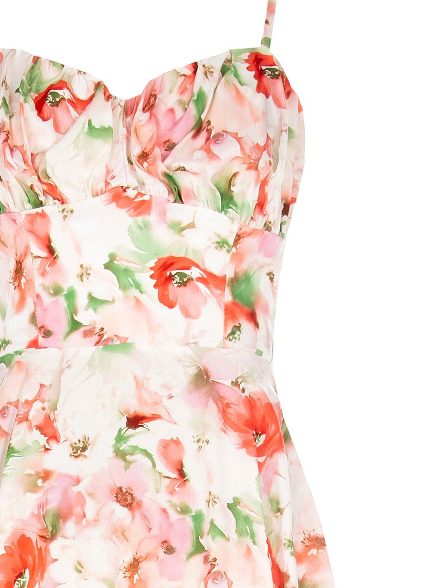 Abito Corto Bustier a Ruota