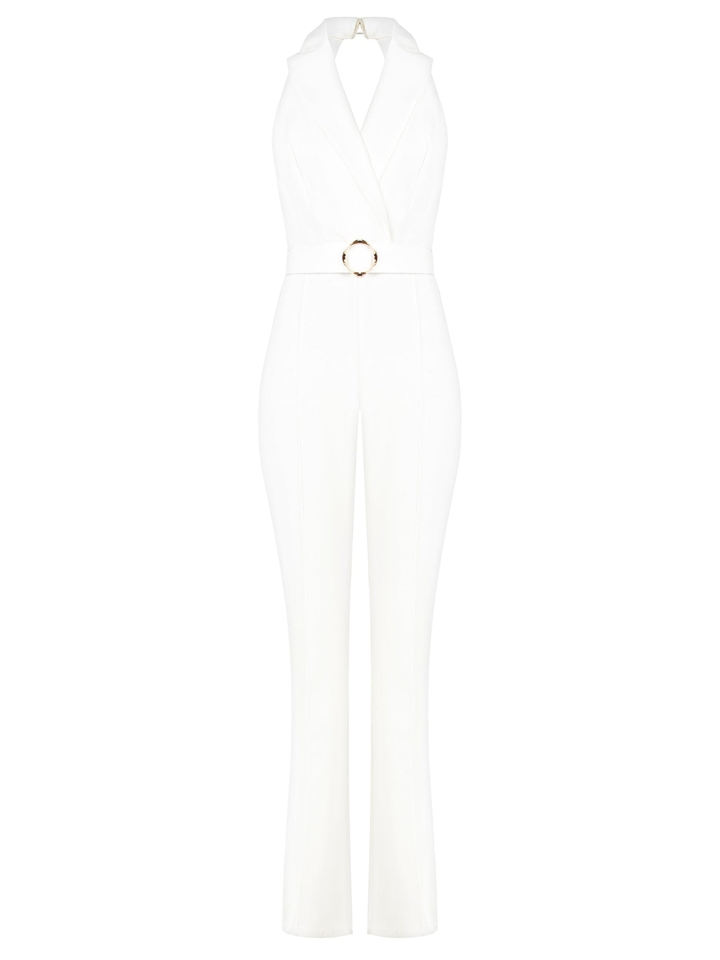 Tuta con Revers in Tessuto Tecnico