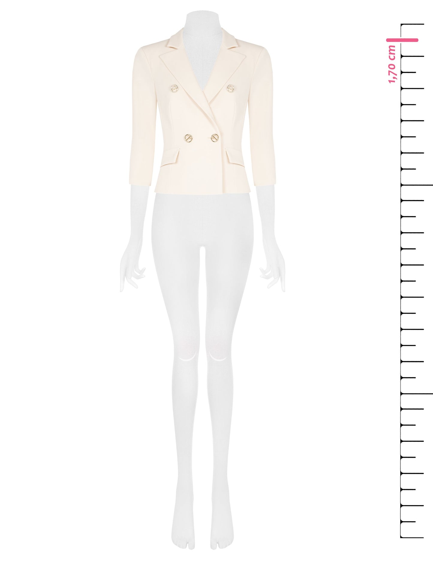 Giacca Corta in Scuba Mano Crepe