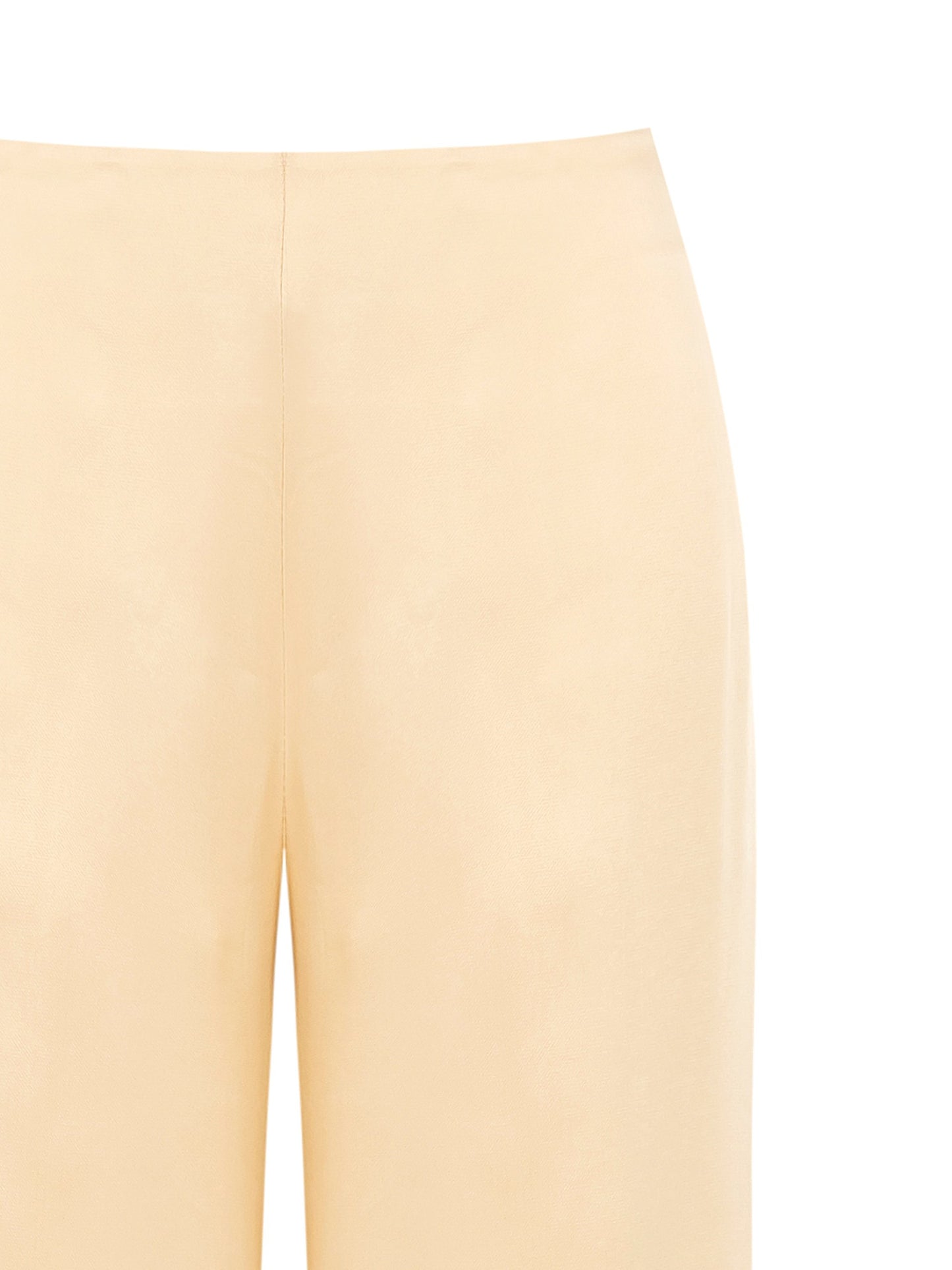 Pantaloni Palazzo in Poliviscosa con Zip Laterale
