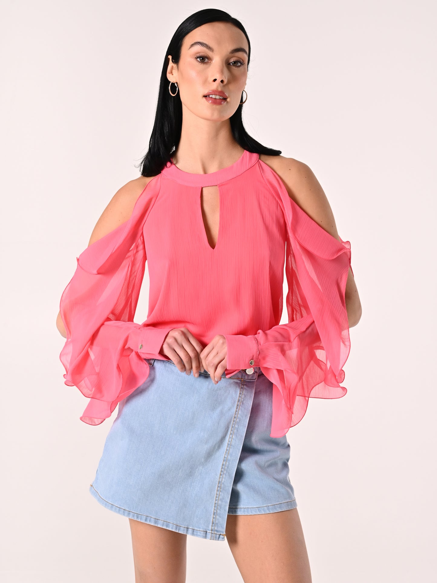 Blusa con Rouches