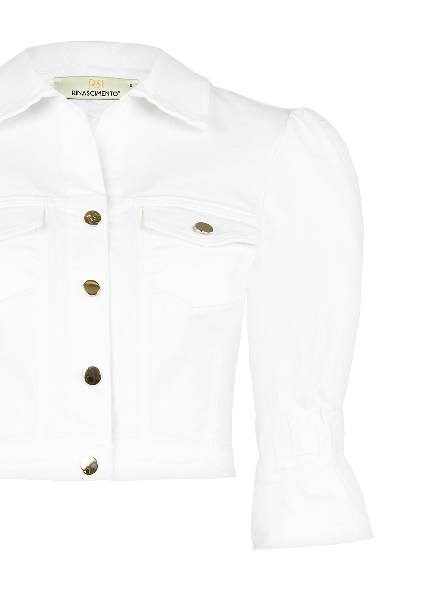 Giubbino Jeans Spalline