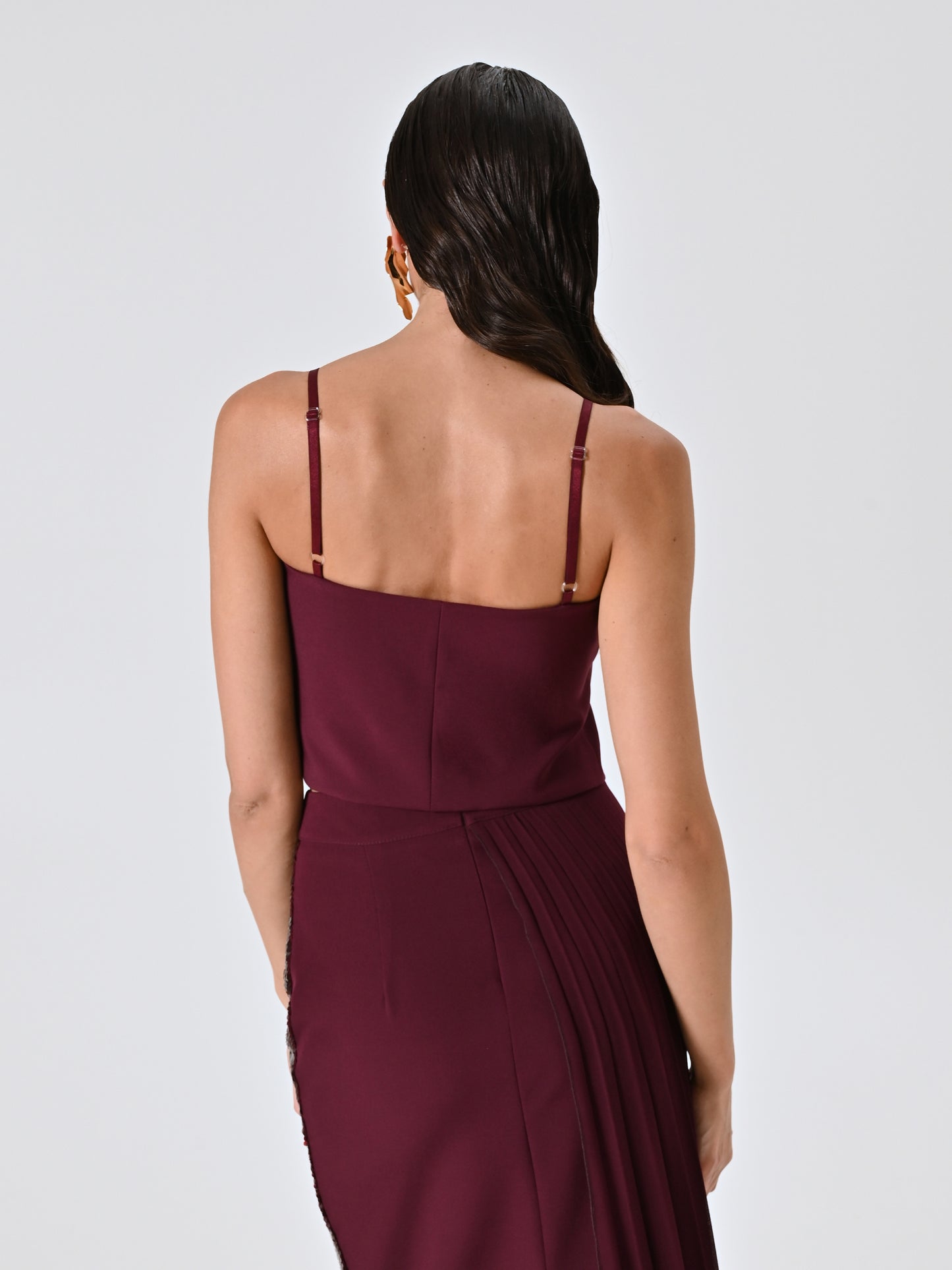 Top Bustier in Tessuto Tecnico