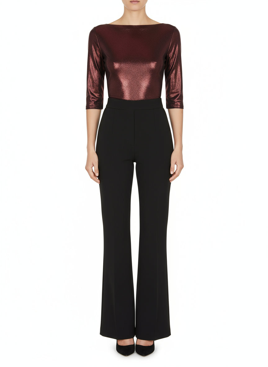 Blusa Placcata Manica 3/4