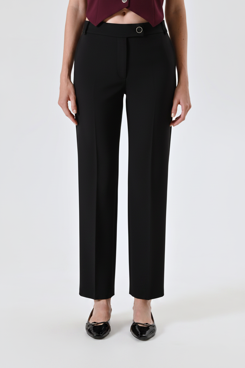 Pantaloni Skinny in Tessuto Tecnico