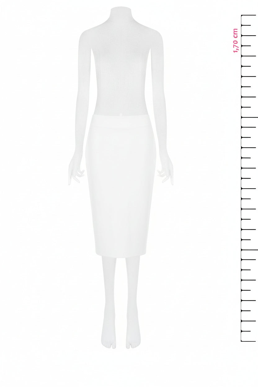 Gonna Tubino con Spacco Laterale T.Tecnico