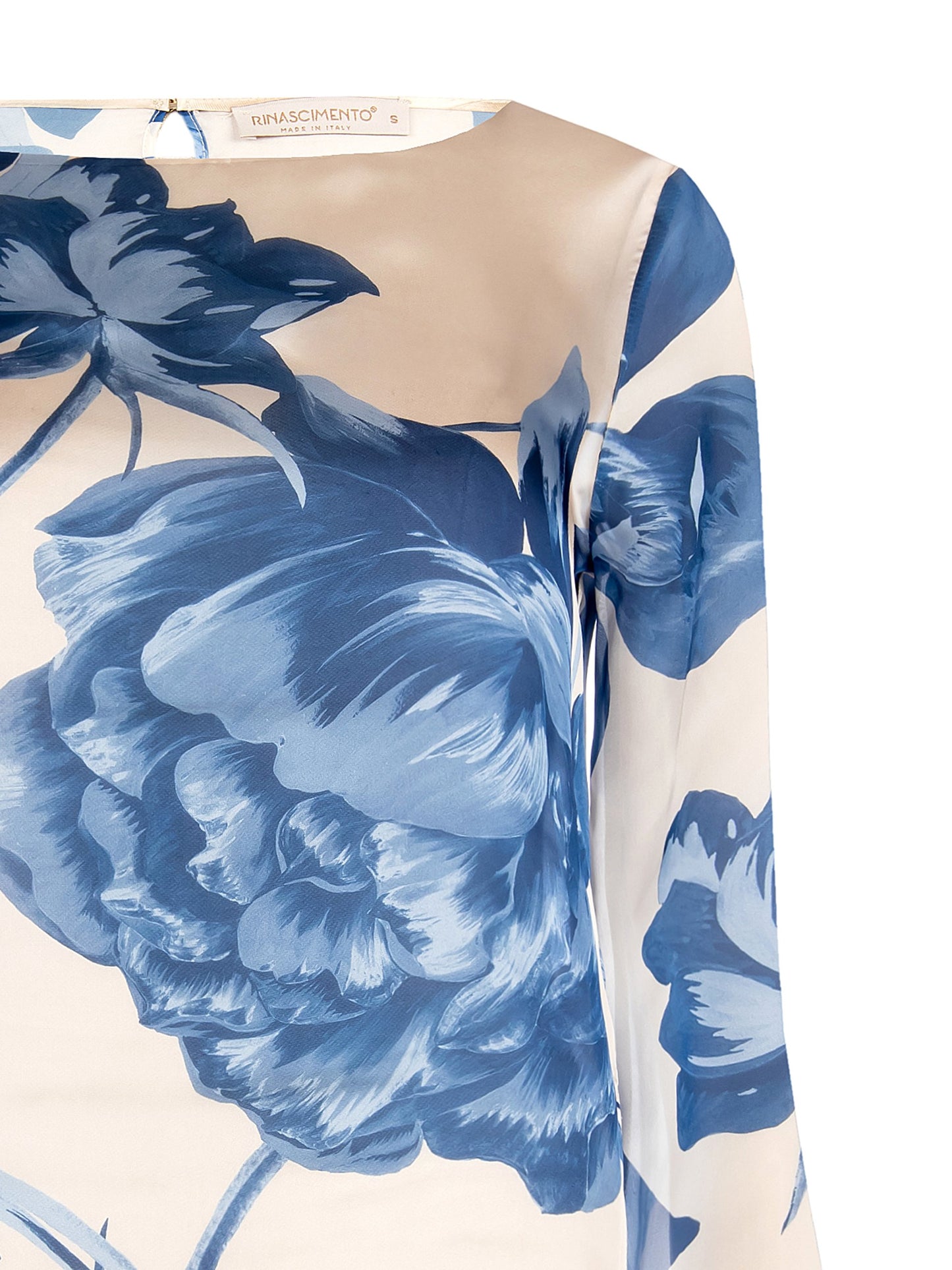 Blusa Maniche Lunghe Fantasia