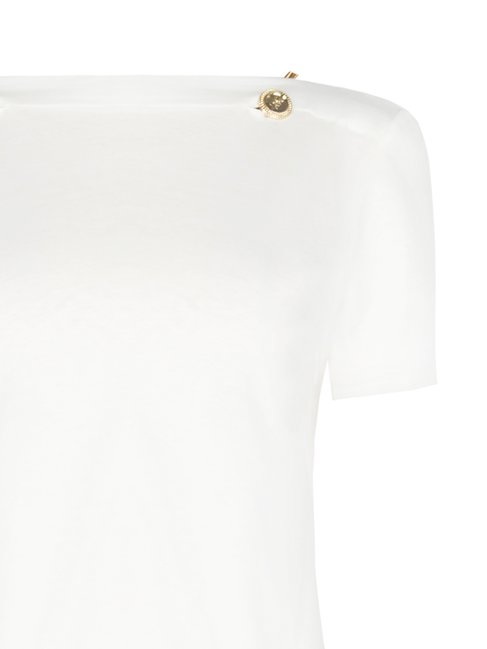 T-Shirt con dettagli Oro