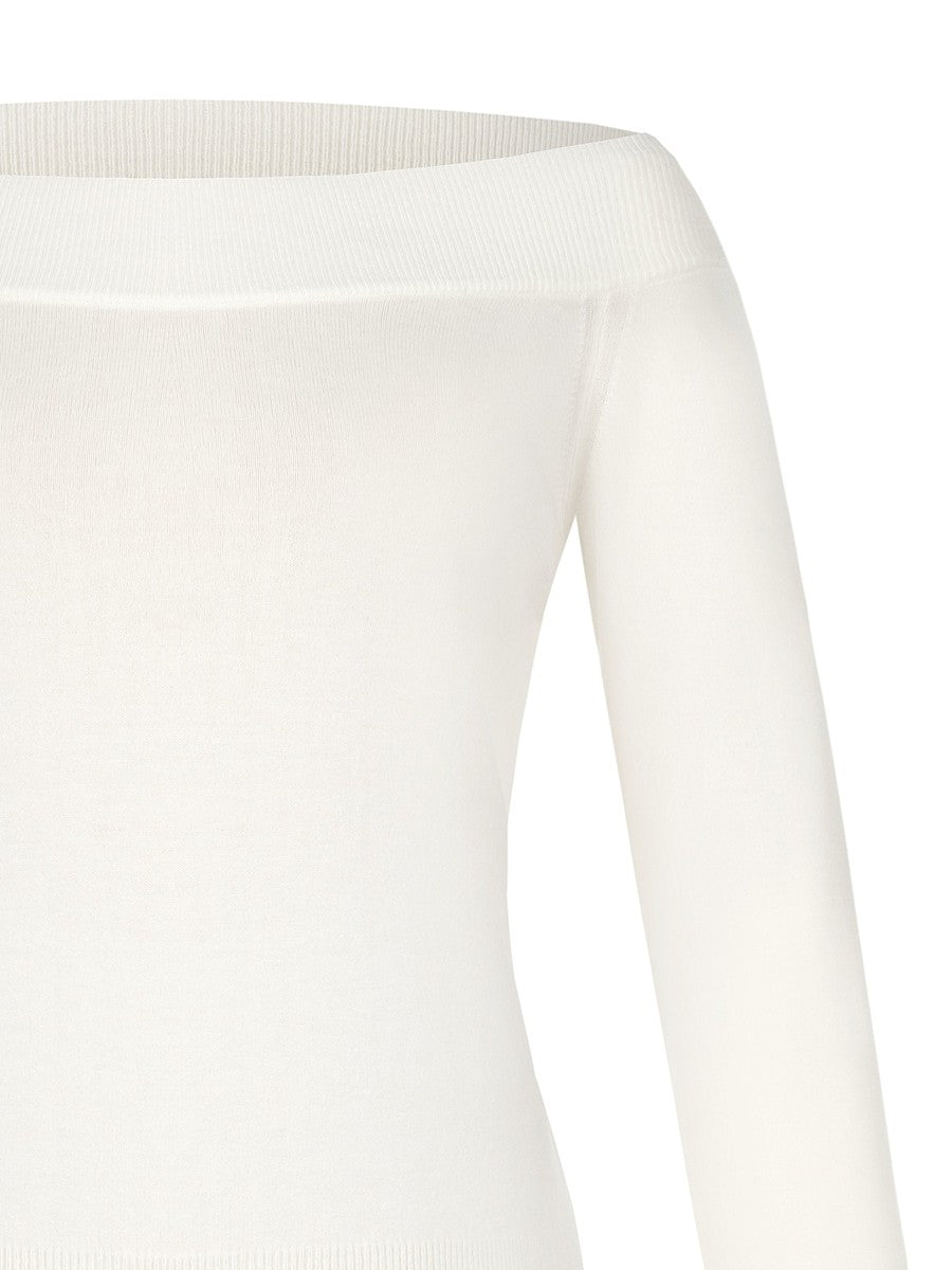 Maglia Scollo Barca Viscosa