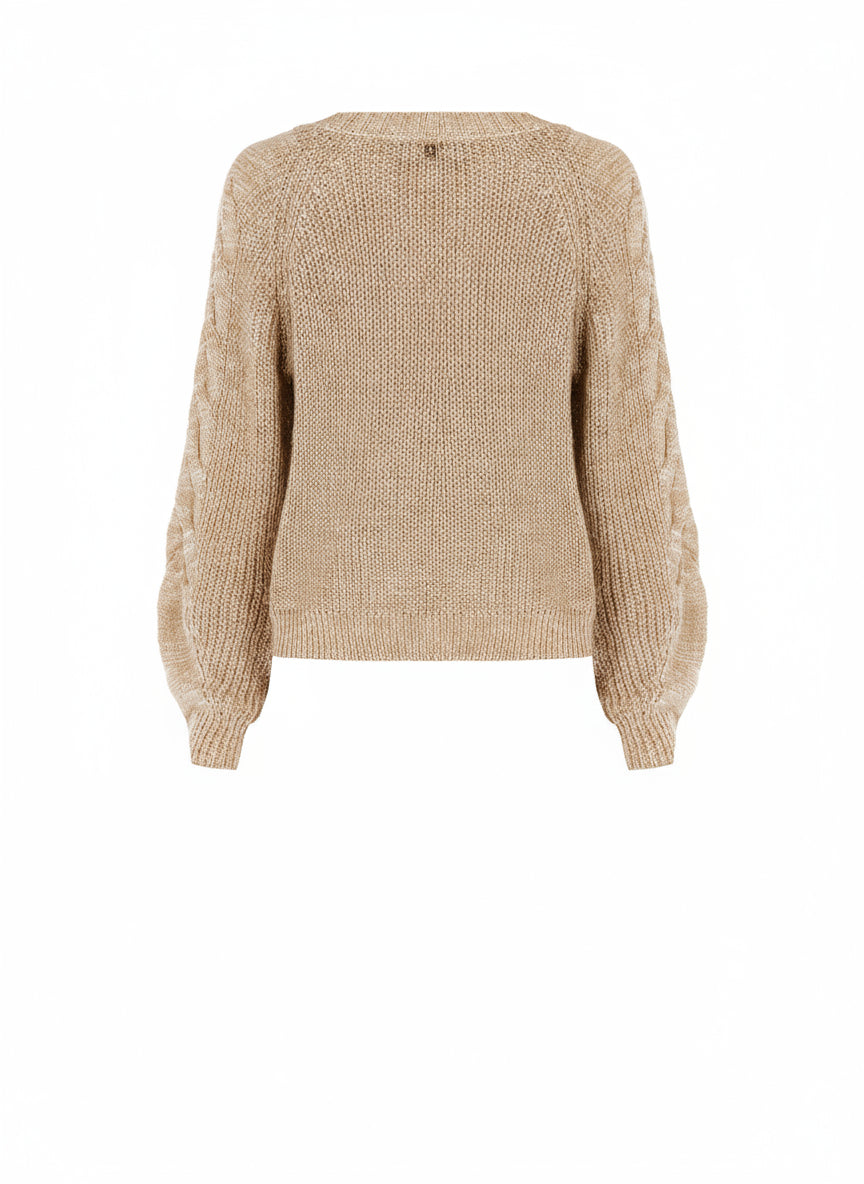 Maglia Intrecciata Lurex