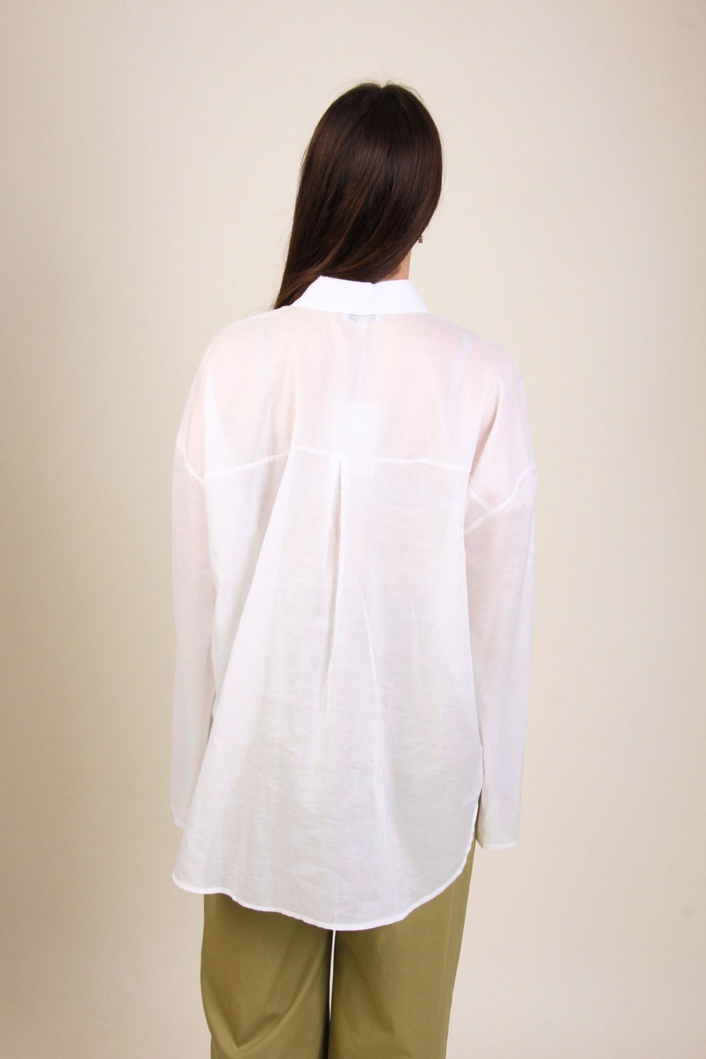 Camicia in Viscosa con Ricami