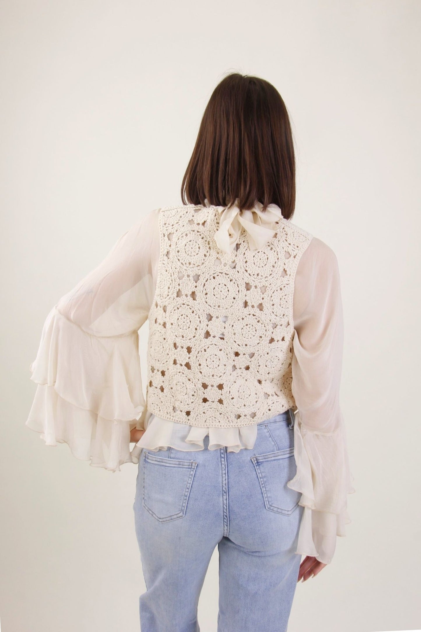 Gilet Crochet con laccetti