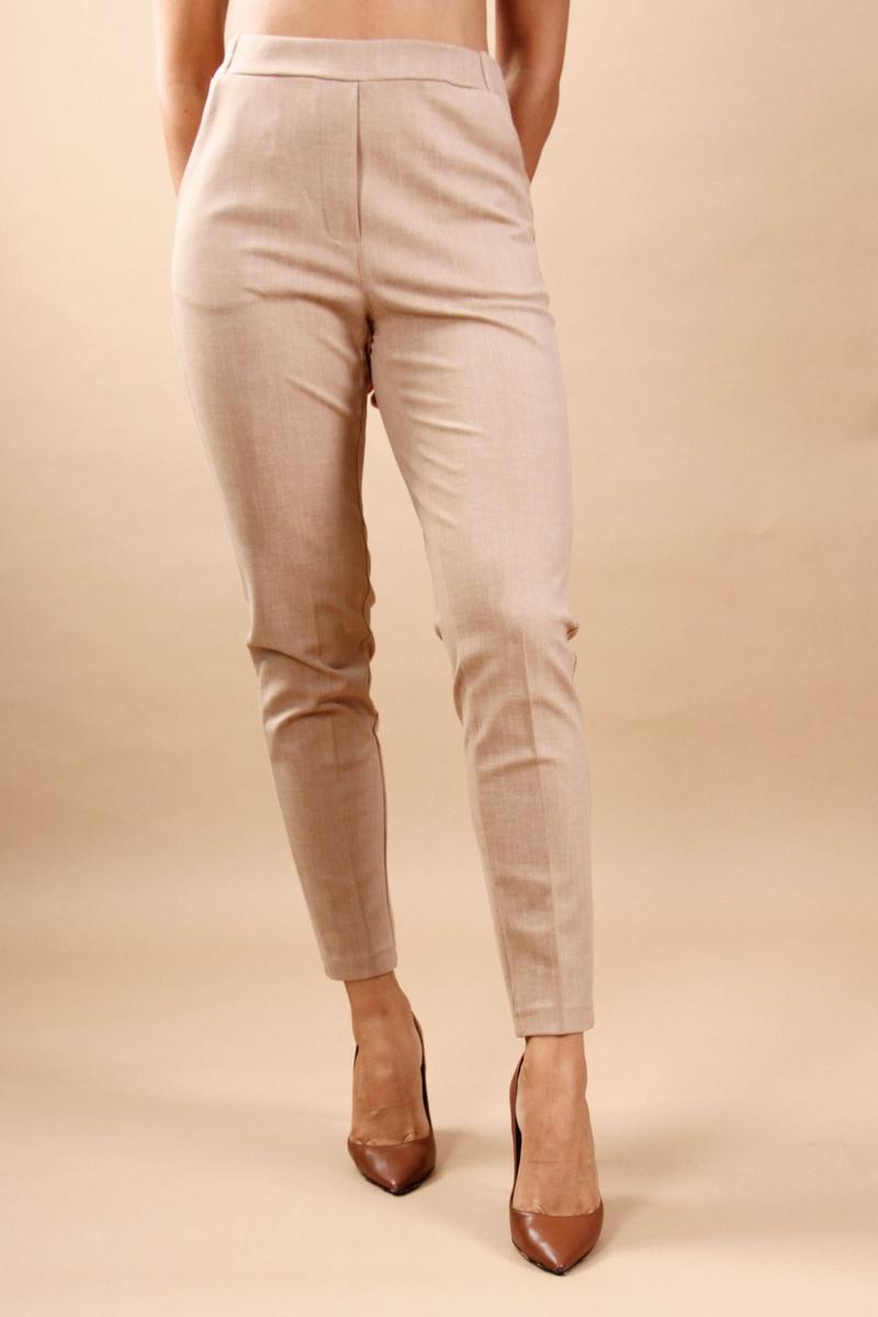 Pantaloni Strutturati Con Elastico In Vita