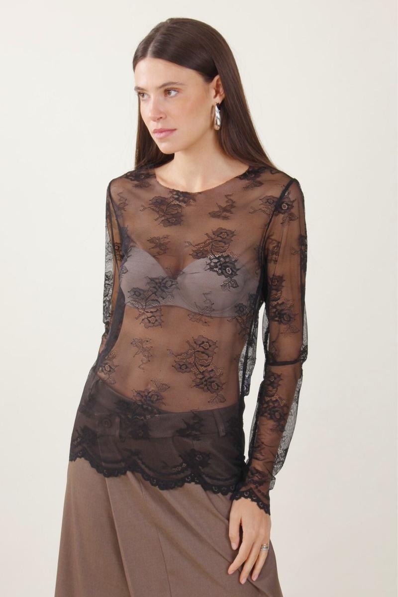 Top in Pizzo Trasparente