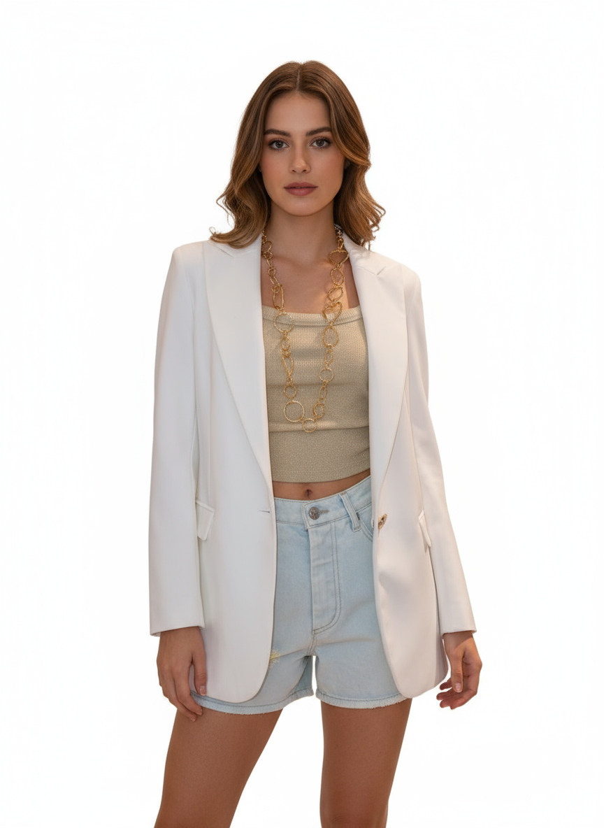 Giacca Lunga 1 Bottone