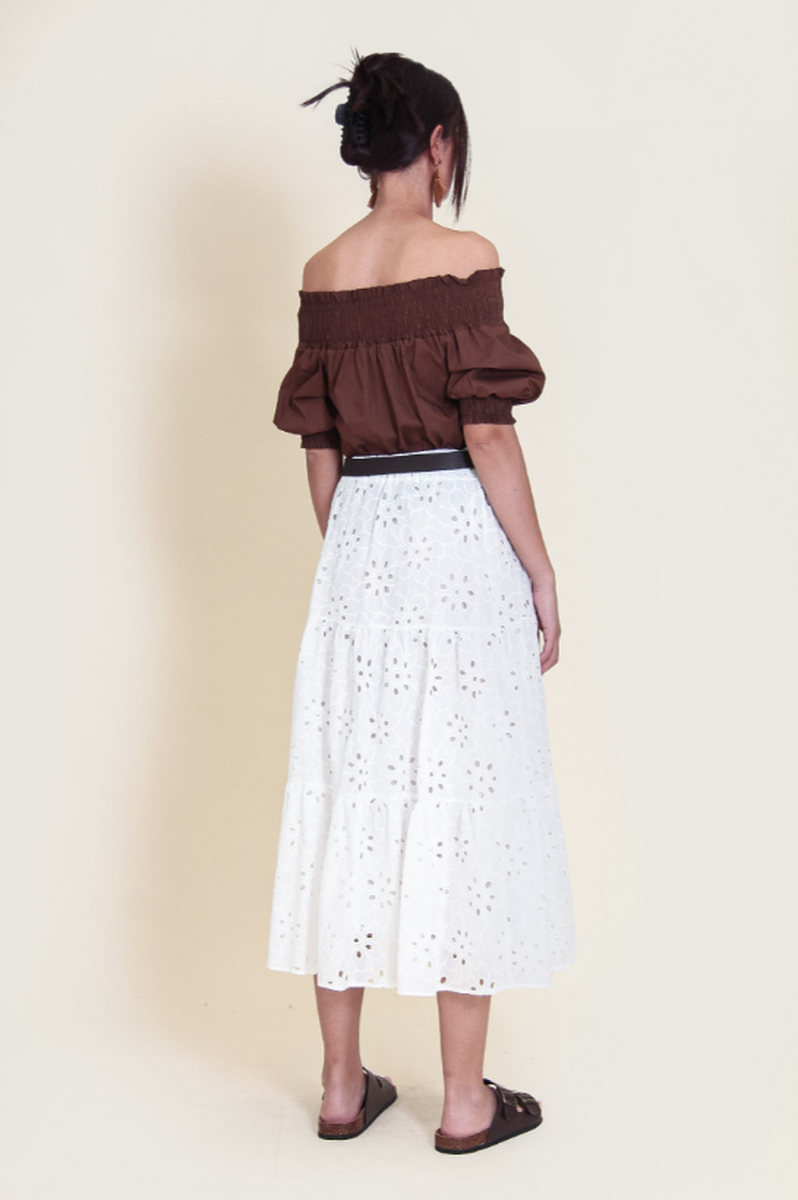 Top Scollo Barca Cotone