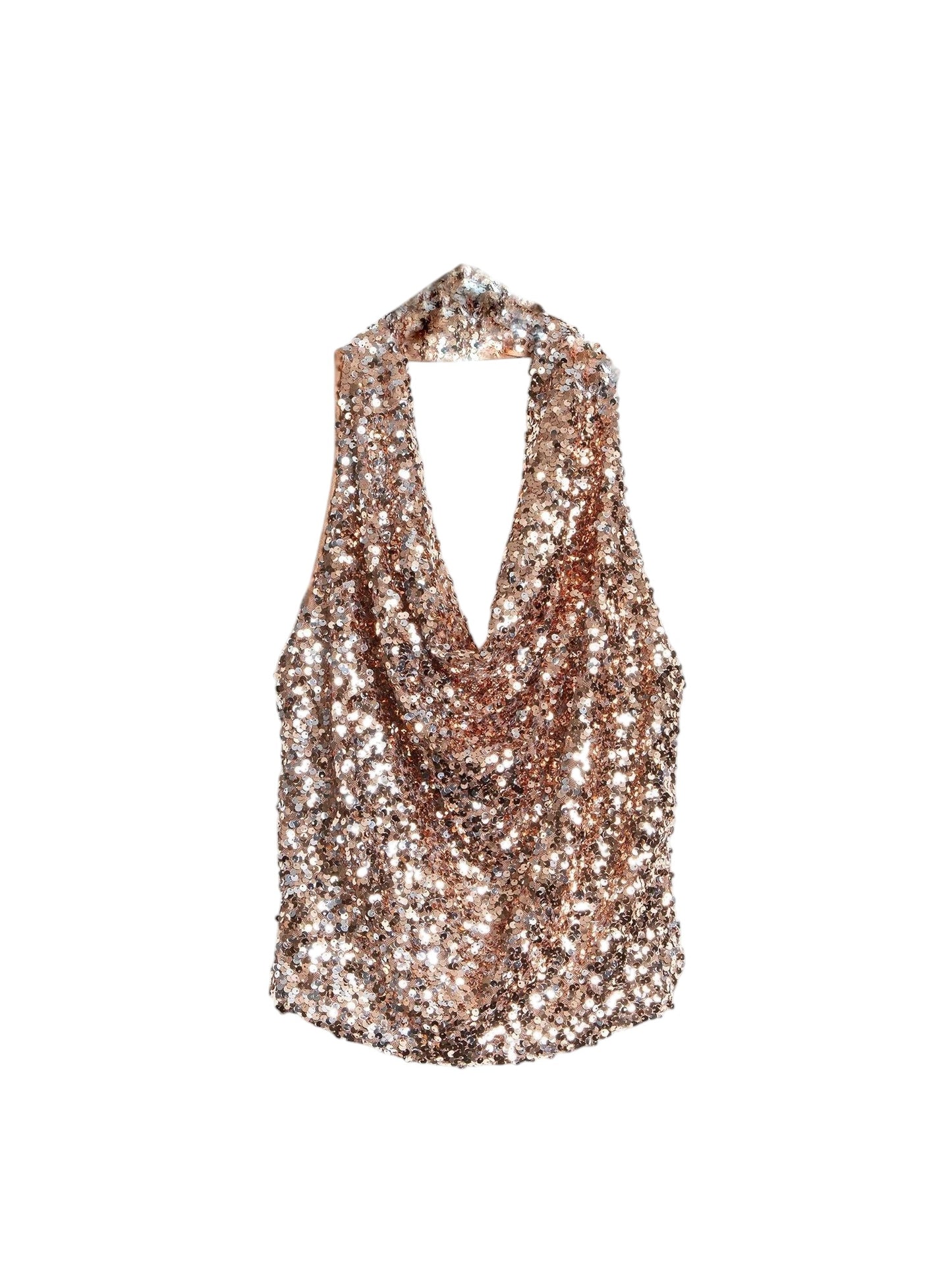 Top Full Paillettes Scollo Marilyn