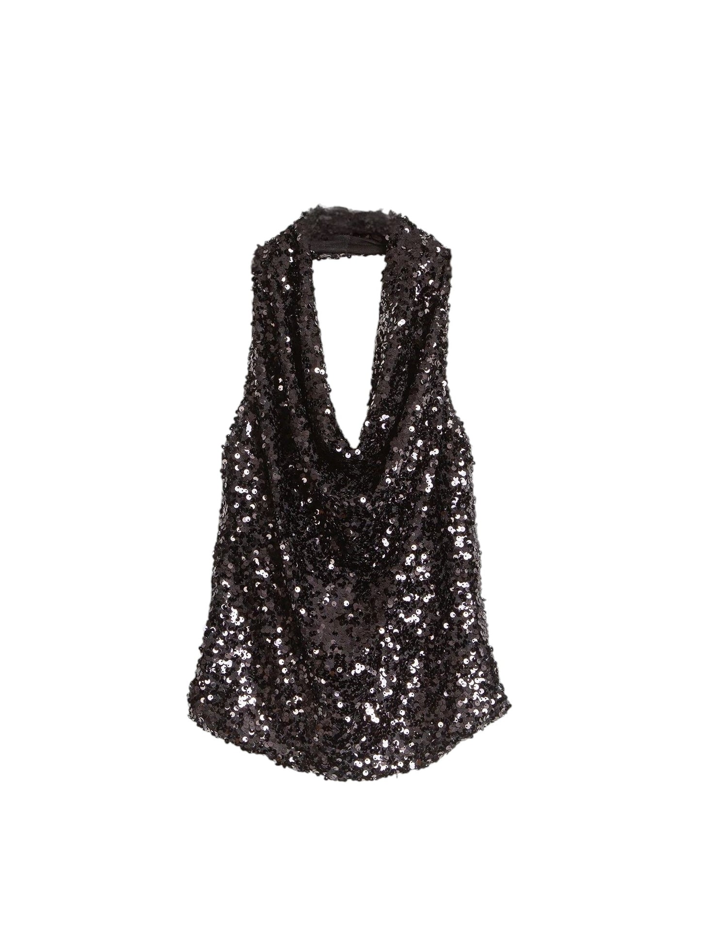 Top Full Paillettes Scollo Marilyn