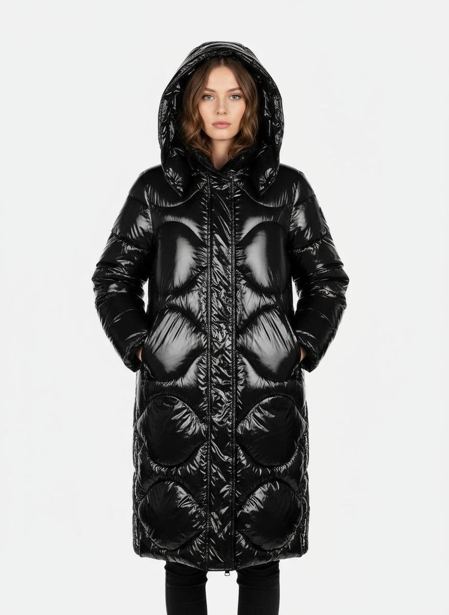 Piumino Lungo Lucido