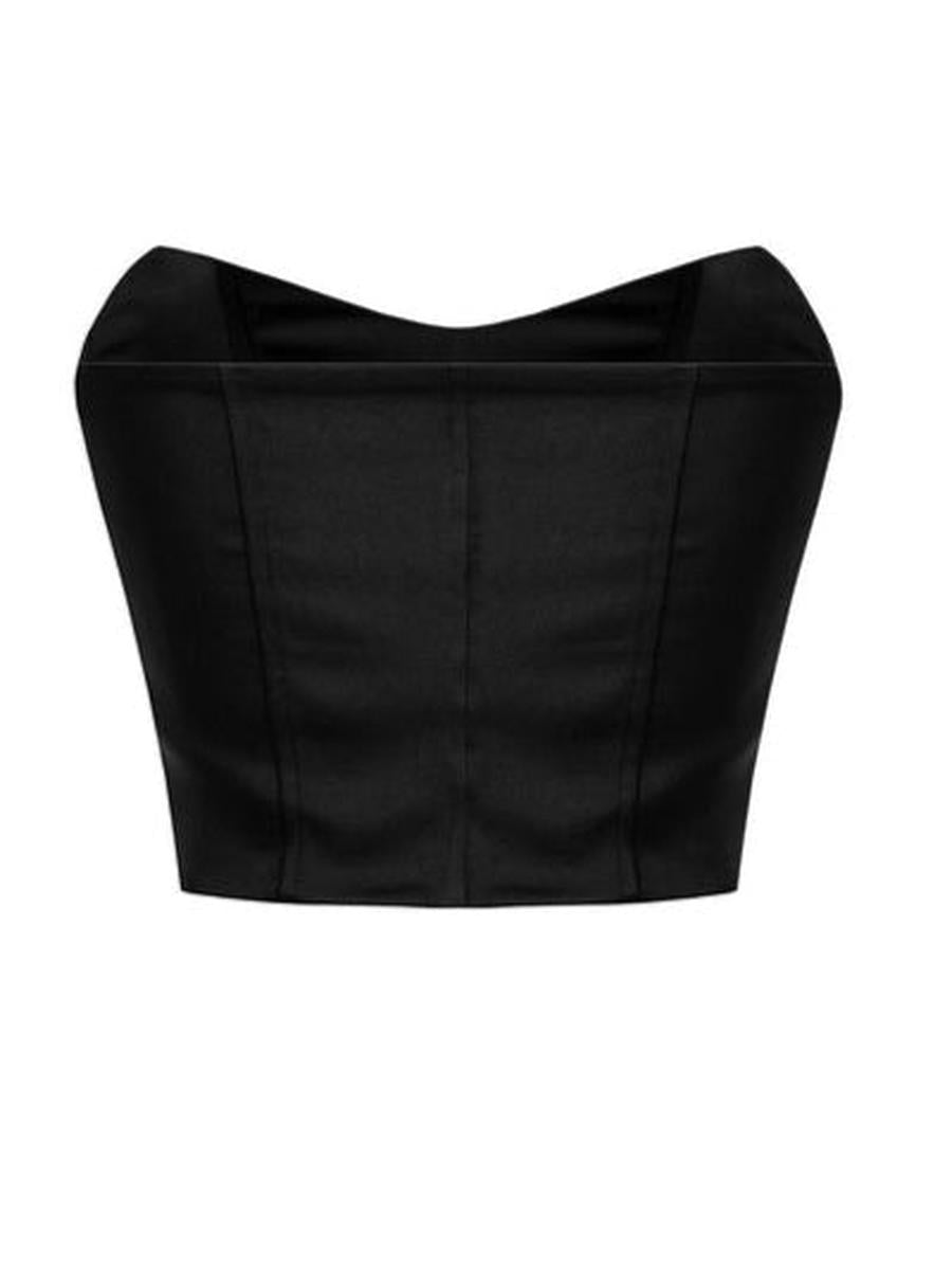 Top Bustier in Satin